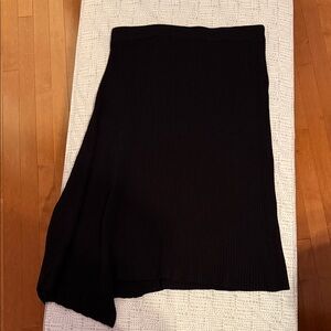 Cyrus Black Asymmetrical Skirt